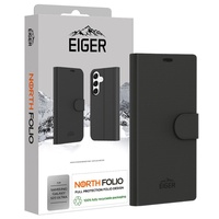 Eiger Husa North Folio Case Samsung Galaxy S25 Ultra Black