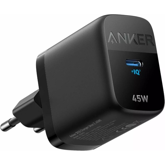Anker Incarcator Retea 313 Super Fast Charger 45W, 1 x USB Type-C, Negru