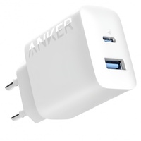 Anker Incarcator Retea 312 PD 20W 3A, 1 x USB-A - 1 x USB-C, Alb