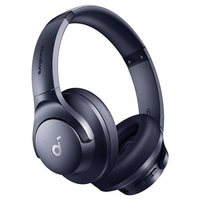 Anker Casti Wireless Bluetooth Over-Ear Soundcore Life Q20i,Hybrid Active Noise Cancelling, Big Bass, Transparency Mode, Albastru
