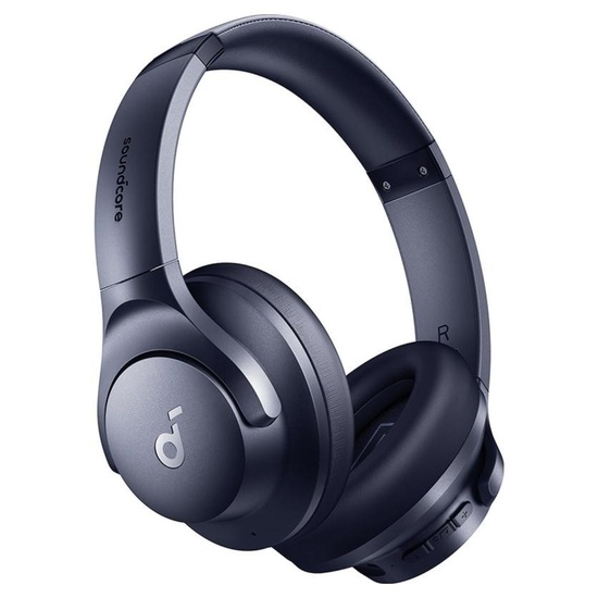 Anker Casti Wireless Bluetooth Over-Ear Soundcore Life Q20i,Hybrid Active Noise Cancelling, Big Bass, Transparency Mode, Albastru