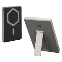 UAG Acumulator extern Slim Magnetic 5.000mAh, 20W, cablu Type-C, Wireless, cu stand,Titanium