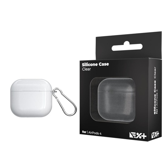 Next One Husa Silicon AirPods 4 Transparent