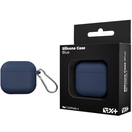 Next One Husa Silicon AirPods 4 Albastru