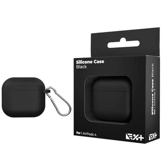 Next One Husa Silicon AirPods 4 Negru