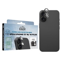 Eiger Folie Sticla Camera 3D Mountain Glass iPhone 17/ iPhone 16/ 16 Plus Clear