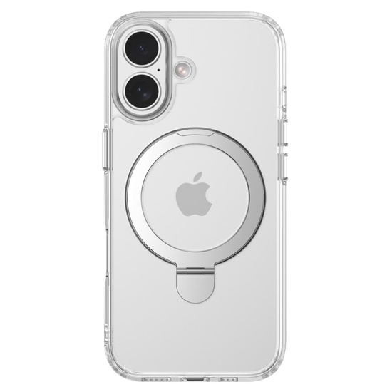 Devia Husa Clean Series Magnetic Shockproof iPhone 17 Transparent, cu suport