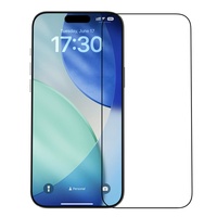 Devia Folie Sticla Van Series Crystal Diamond iPhone 17 Pro Max, Black, cu kit special de montare