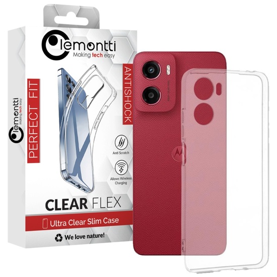 Lemontti Husa Silicon Clear Motorola Moto G05 / E15 Transparent