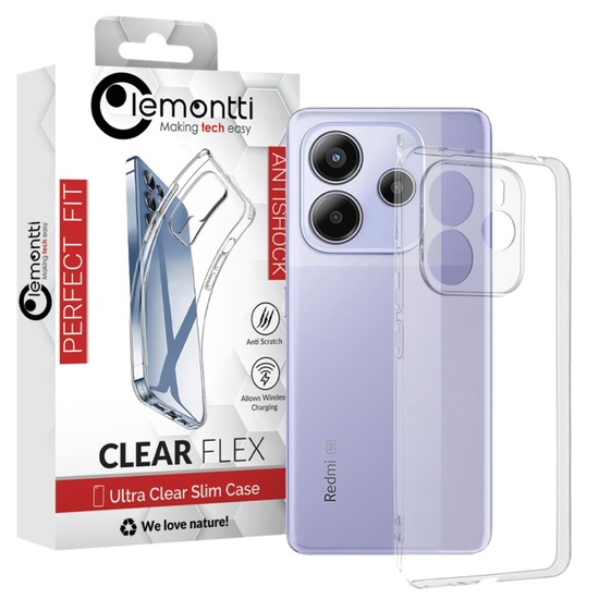 Lemontti Husa Silicon Clear Xiaomi Redmi Note 14 4G Transparent