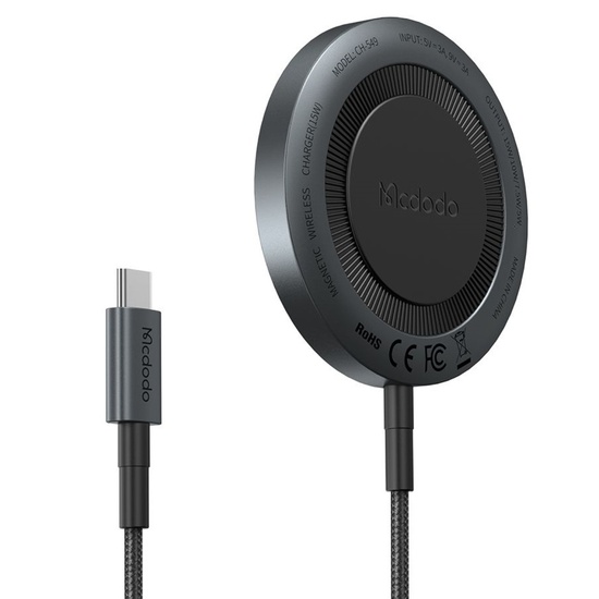 Mcdodo Incarcator Wireless Magnetic, 15W, 1m Negru