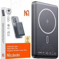 Mcdodo Acumulator Extern 10000mAh Meta Series Ultra-Thin Design, 20W, Negru