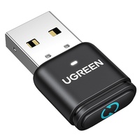 Ugreen Adaptor USB, Bluetooth 5.3, Plug & Play, Black