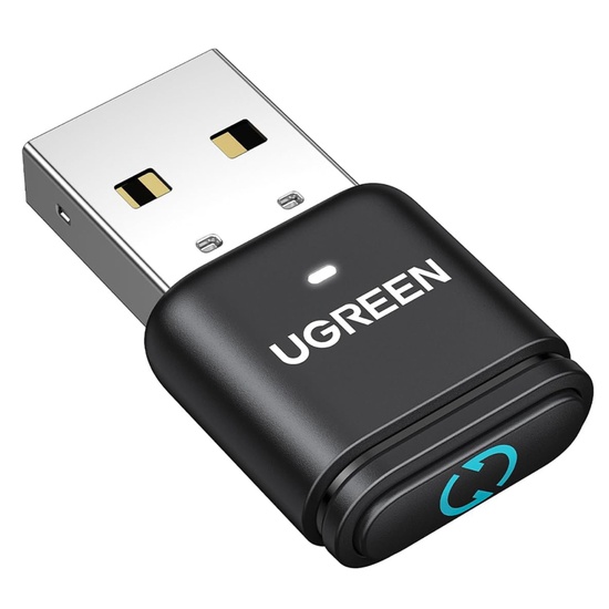 Ugreen Adaptor USB, Bluetooth 5.3, Plug & Play, Black