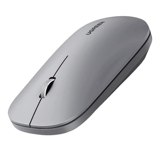 Ugreen Mouse Wireless mod dual, DPI reglabil (1000-4000), design subțire, Gri