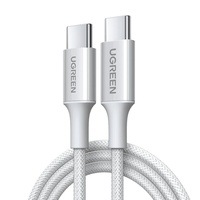 Ugreen Cablu Type-C la Type-C, 60W, PD3.0 Quick Charge 3.0, 2m, Titanium Gray