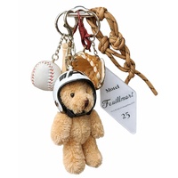 Lemontti Breloc Charm Teddy Bear pentru geanta si chei