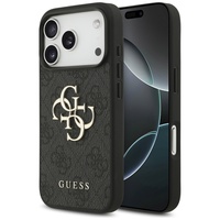 Guess Husa 4G Big Metal Logo iPhone 17 Pro Negru