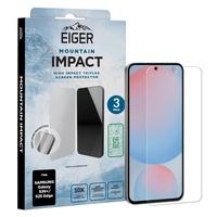 Eiger Pachet 3 buc Folie Mountain Impact GRS Samsung Galaxy S26 Plus/ S25 Edge Clear