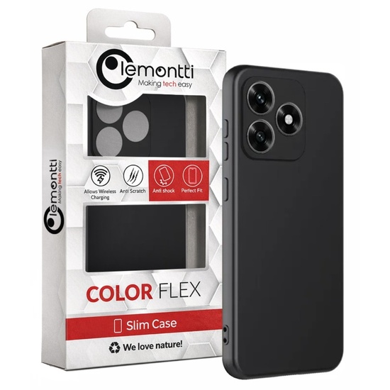 Lemontti Husa Silicon Soft Slim Honor X5c Plus Negru