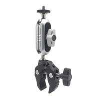 Techsuit Suport Multifunctional pentru camera GoPro prindere ghidon bicicleta, Negru