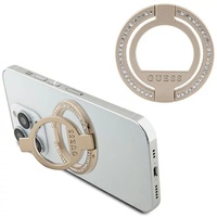 Guess Inel pentru telefon Rhinestones MagSafe Auriu