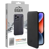 Eiger Husa North Folio Case iPhone 14 Plus Negru
