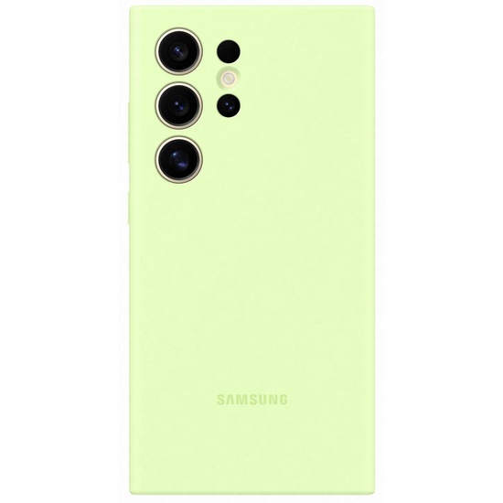 Samsung Husa Originala Silicone Cover Samsung Galaxy S24 Ultra Light Green