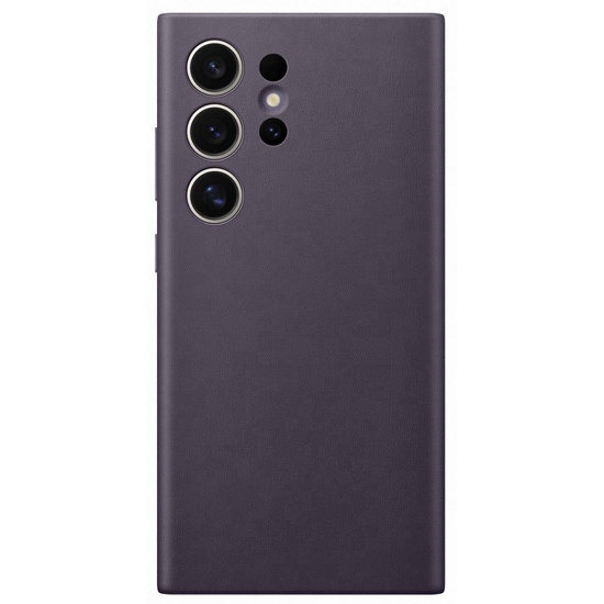 Samsung Husa Originala Vegan Leather Case Samsung Galaxy S24 Ultra Dark Violet