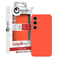 Lemontti Husa Silicon Premium Samsung Galaxy A15 / A15 5G Portocaliu