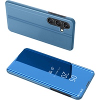 Lemontti Husa Book Clear View Samsung Galaxy A25 5G Albastru